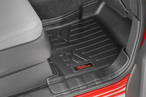 Rough Country Floor Mats | Front & Rear | Crew Cab | Nissan Frontier 2WD/4WD (2008-2021)