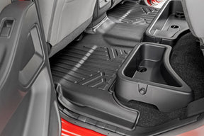 Rough Country Floor Mats | Front & Rear | Crew Cab | Nissan Frontier 2WD/4WD (2008-2021)