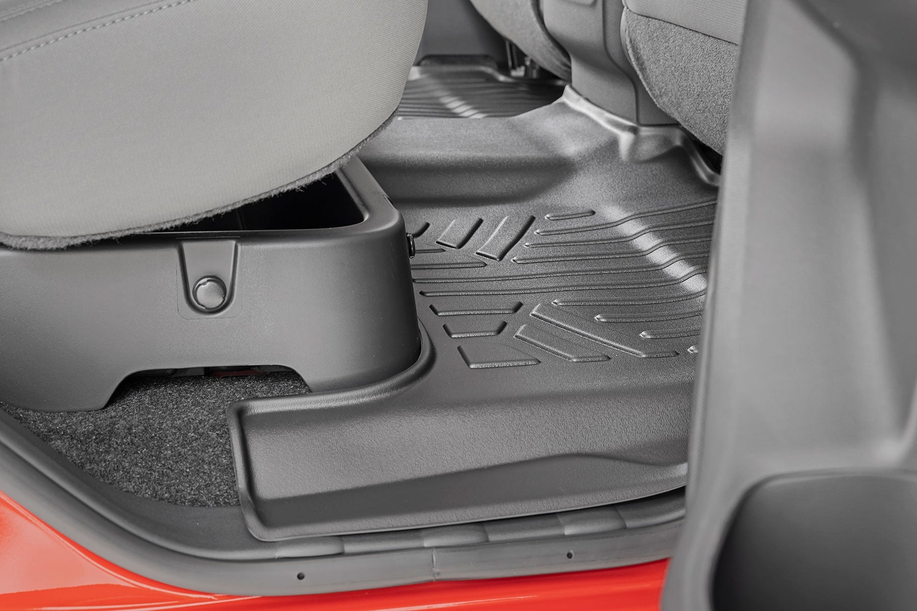Rough Country Floor Mats | Front & Rear | Crew Cab | Nissan Frontier 2WD/4WD (2008-2021)