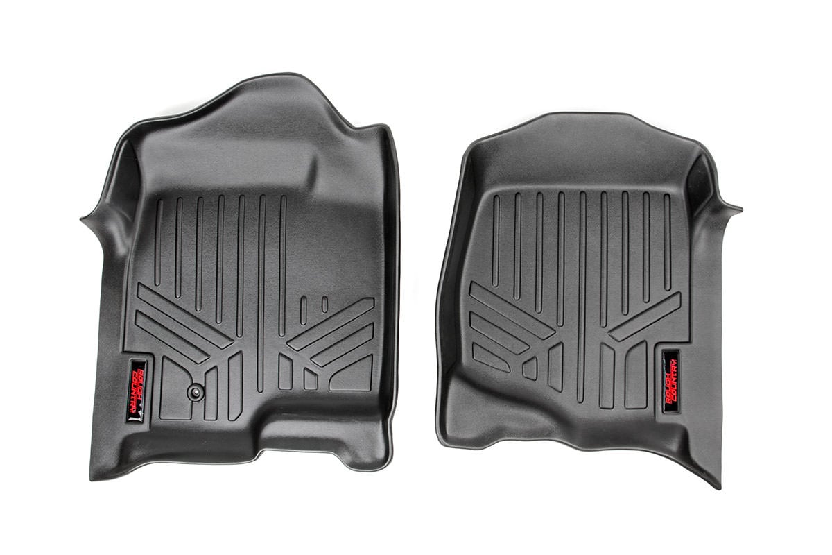 Rough Country Floor Mats | Front | Chevy/GMC 1500/2500HD/3500HD (2007-2013)