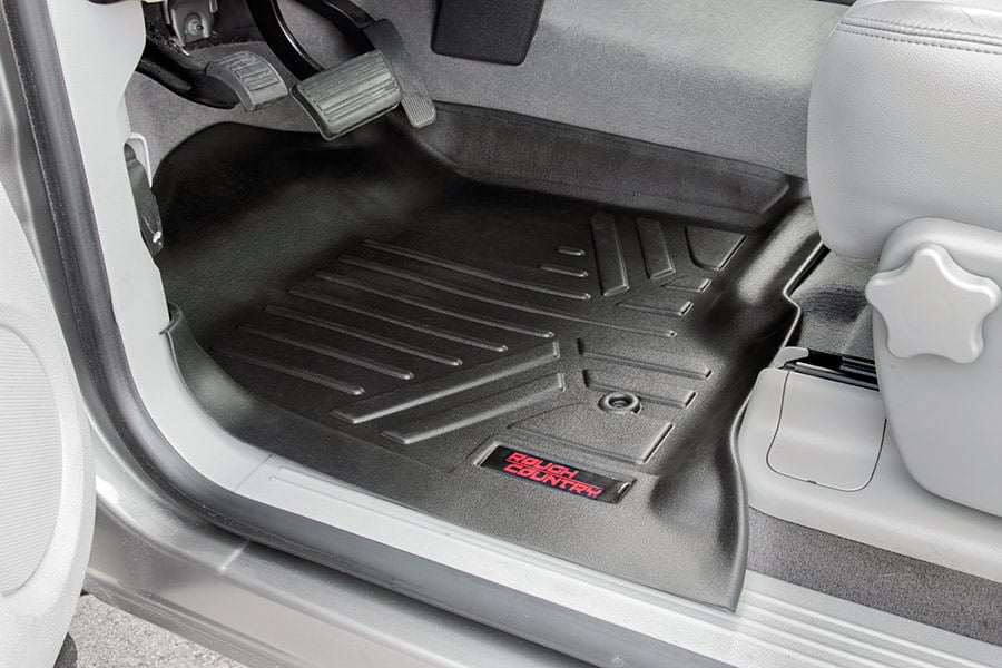 Rough Country Floor Mats | Front | Chevy/GMC 1500/2500HD/3500HD (2007-2013)