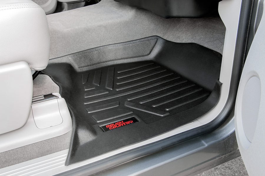 Rough Country Floor Mats | Front | Chevy/GMC 1500/2500HD/3500HD (2007-2013)
