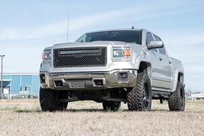 Rough Country Fog Mount 2 inch Black Pair LED Light Kit for 2014-2015 GMC Sierra 1500