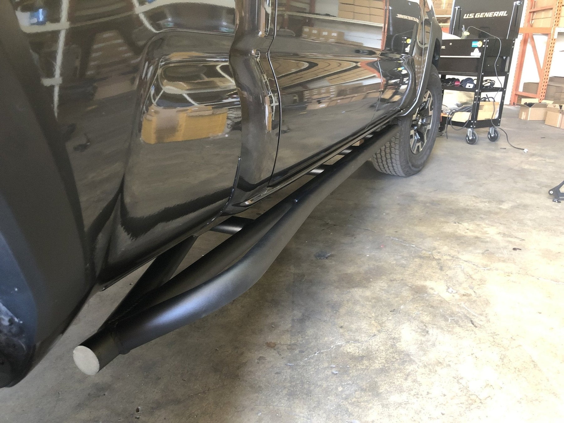 Cali Raised Bolt On Trail Edition Rock Sliders For 2005-2023 Toyota Tacoma USA Made
