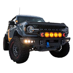 KC HiLites Bronco Bumper Mounted 39" Gravity️ Titan LED Light Bar - 6-Light