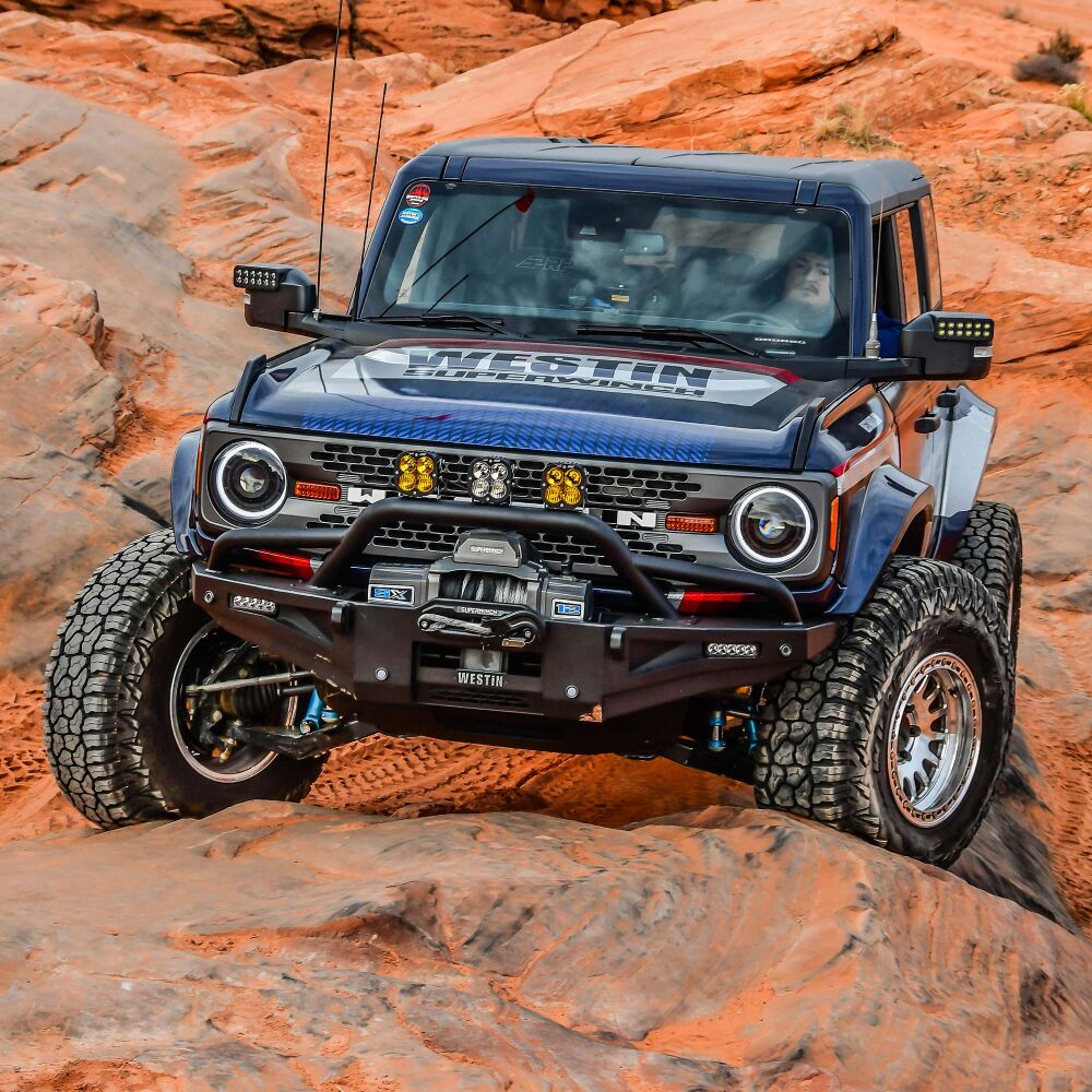 Superwinch SX12SR 12,000 lbs. Wireless Recovery Winch with LED- 80ft Synthetic Rope