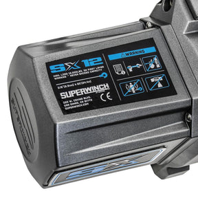 Superwinch SX12SR 12,000 lbs. Wireless Recovery Winch with LED- 80ft Synthetic Rope