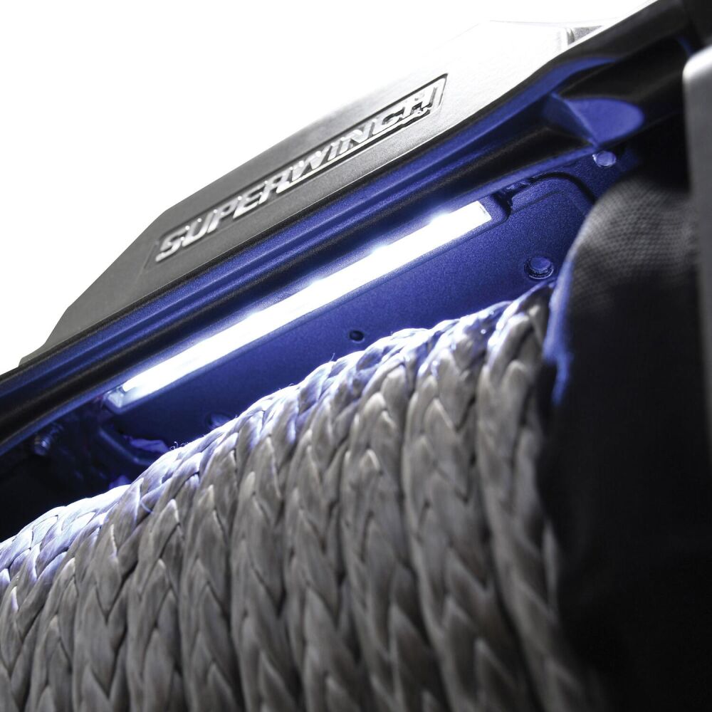 Superwinch SX12SR 12,000 lbs. Wireless Recovery Winch with LED- 80ft Synthetic Rope