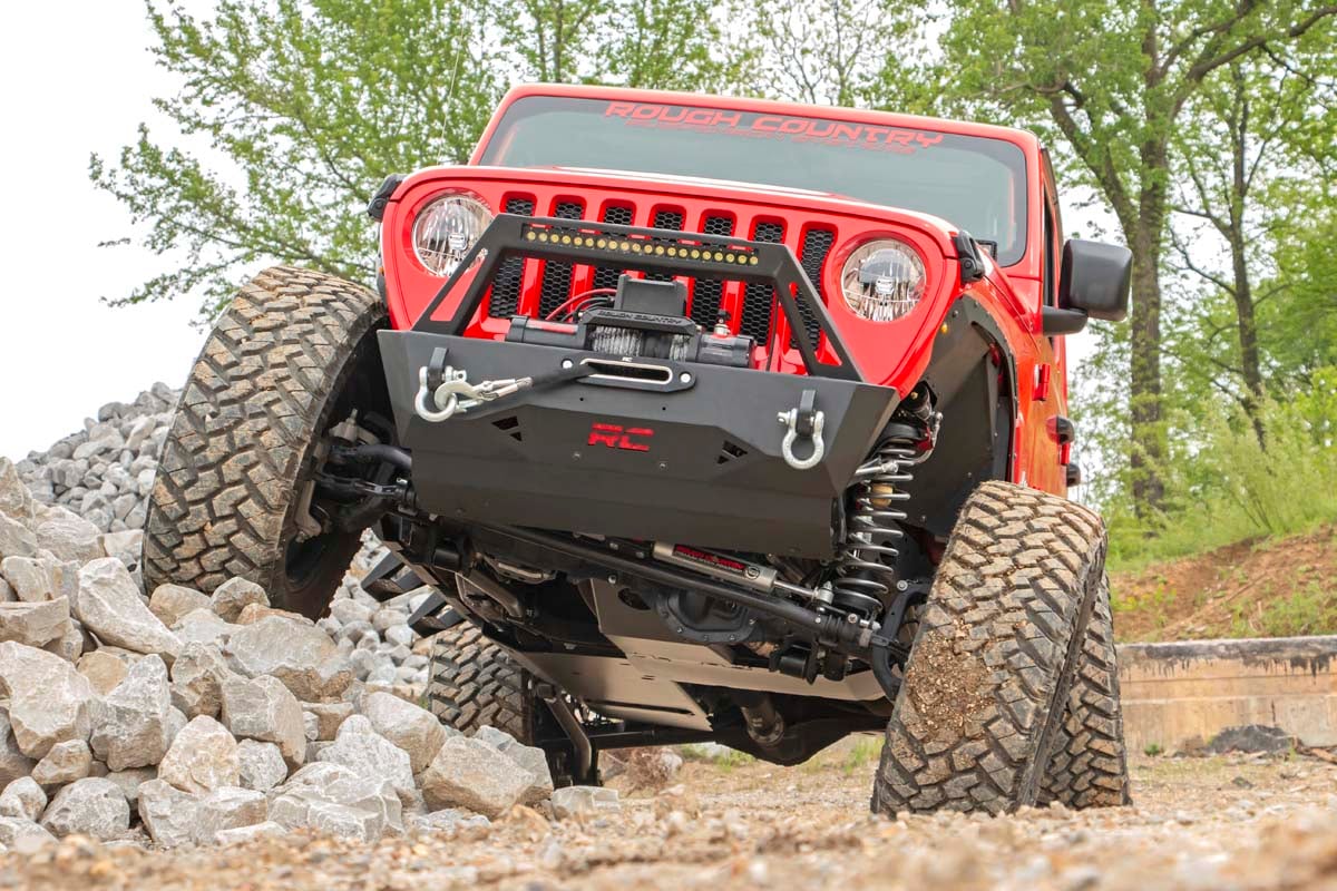 Rough Country Skid Plate Combo for 2018-2019 Jeep Wrangler Unlimited