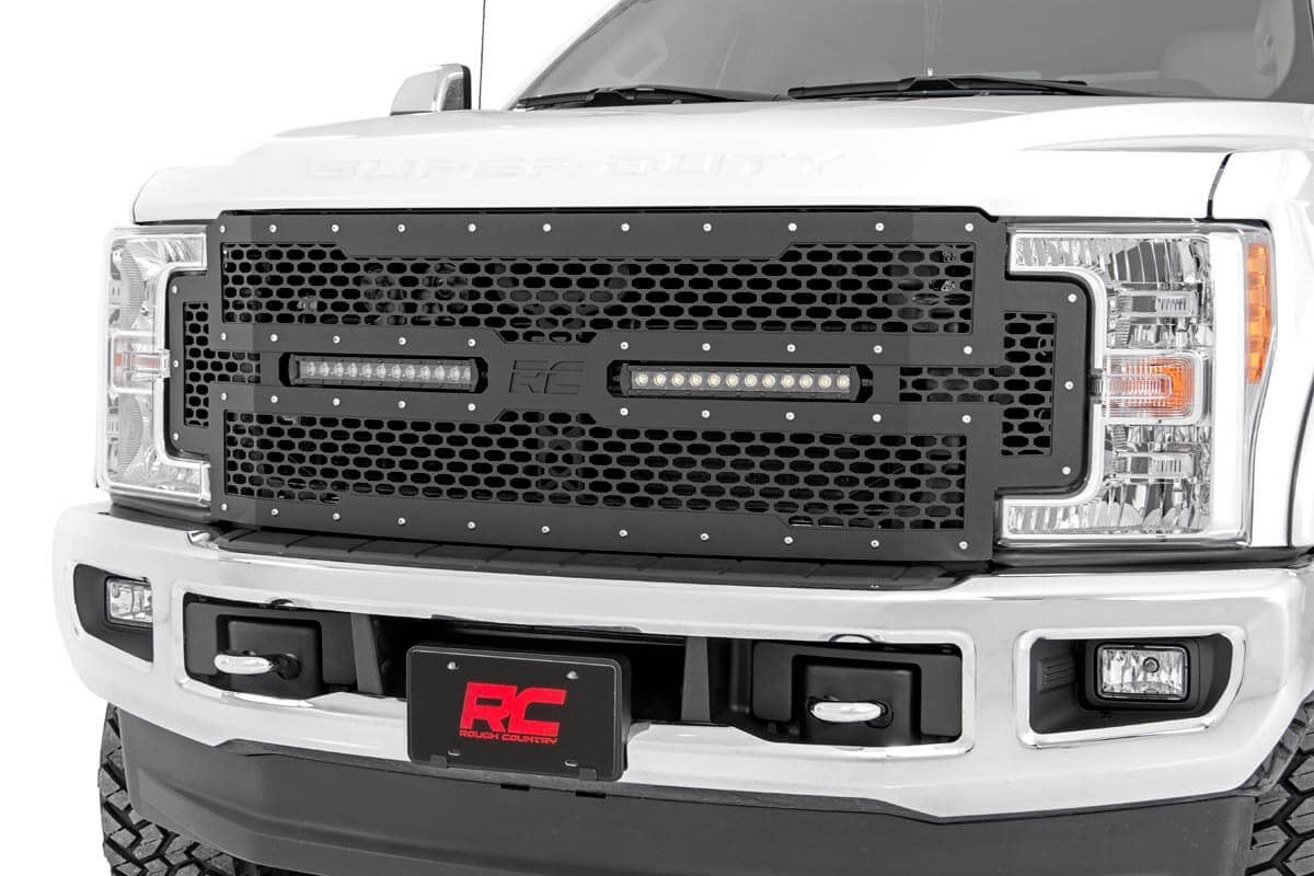 Rough Country Mesh Grille for 2017-2019 Ford F-250 & F-350