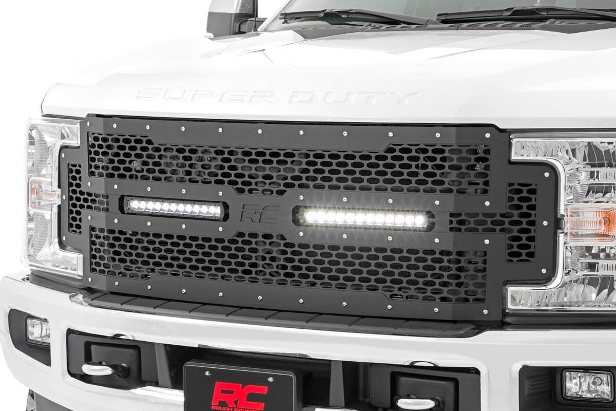 Rough Country Mesh Grille for 2017-2019 Ford F-250 & F-350