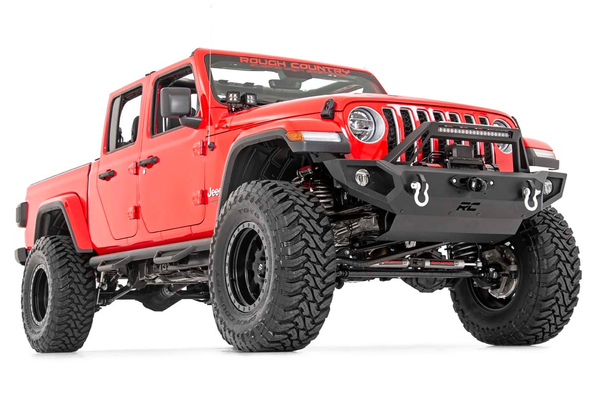 Rough Country Quad LED Light Kit for 2018-2026 Jeep Gladiator JT/Wrangler JL