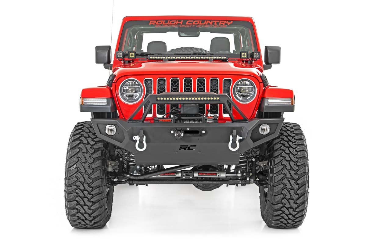 Rough Country Quad LED Light Kit for 2018-2026 Jeep Gladiator JT/Wrangler JL