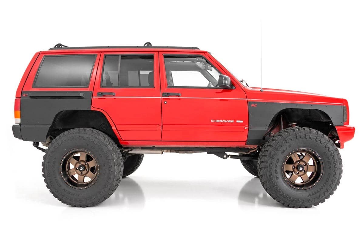 Rough Country Fender & Quarter Panel Armor for 1997-2001 Jeep Cherokee XJ
