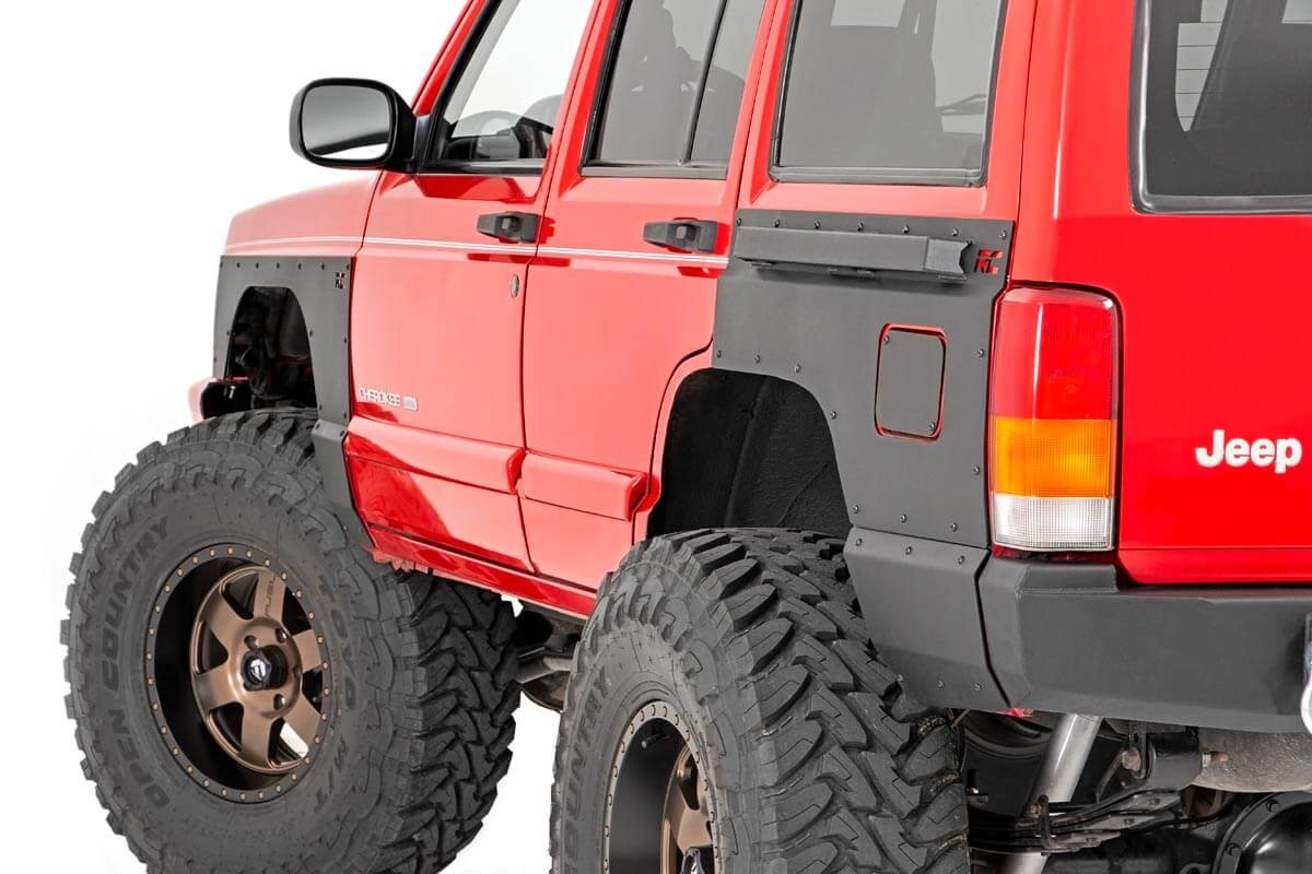 Rough Country Fender & Quarter Panel Armor for 1984-1996 Jeep Cherokee XJ