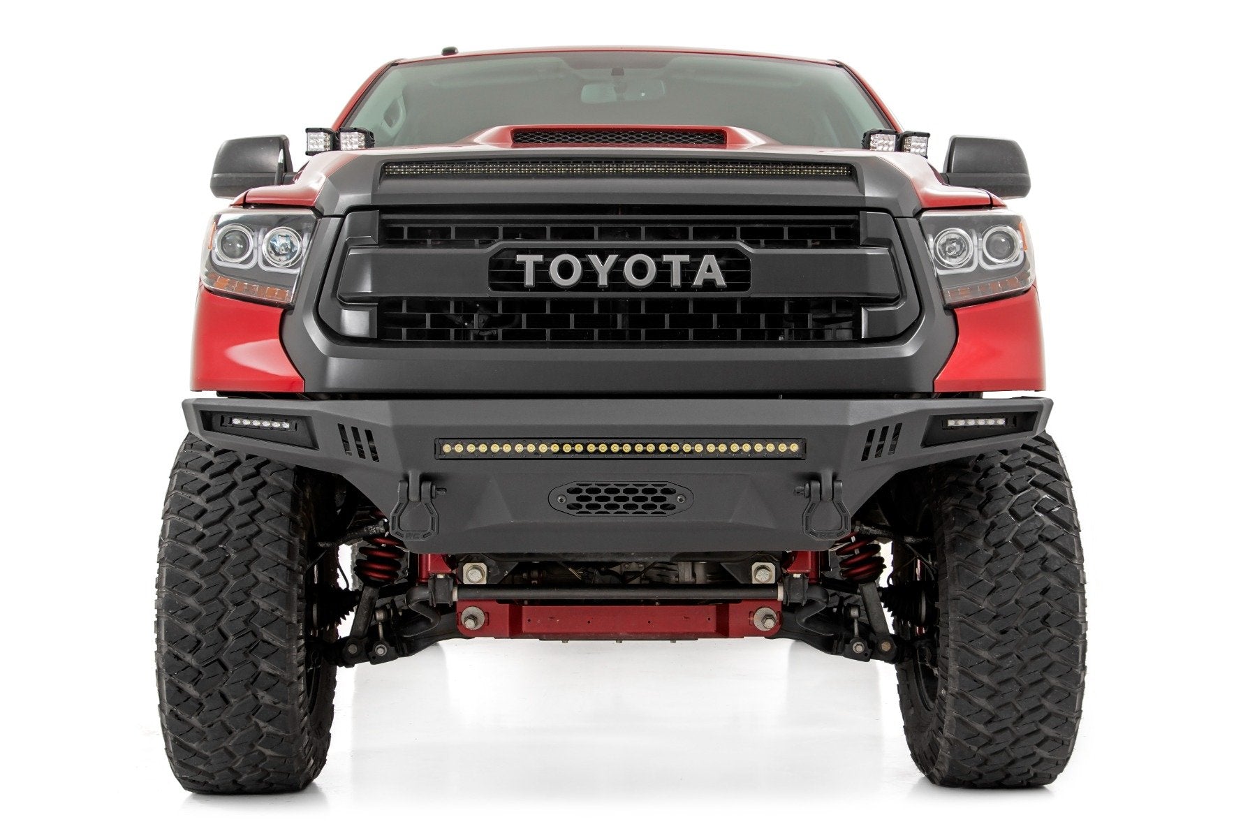 Rough Country High Clearance Front Bumper for 2014-2021 Toyota Tundra - Recon Recovery