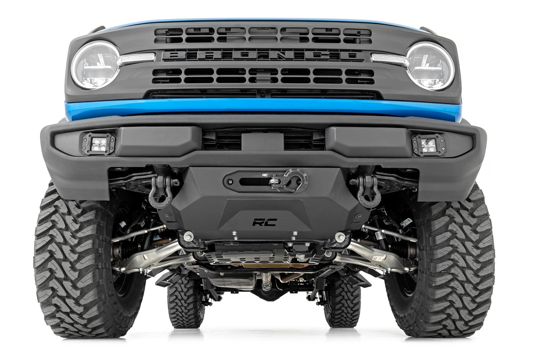 Rough Country Tow Hook Brackets for 2021-2026 Ford Bronco