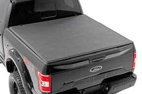 Rough Country Soft Tri-Fold Bed Cover for 2017-2020 Ford F-150/Raptor