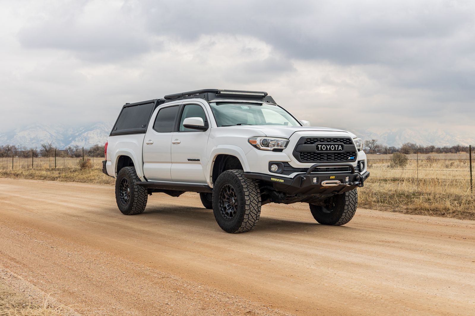 Smittybilt Frame Mounted Rock Sliders for 2016–2023 Toyota Tacoma