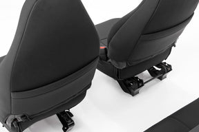 Rough Country Seat Covers | Front and Rear | Jeep Wrangler TJ 4WD (1997-2002)