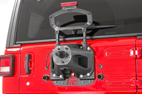 Rough Country Tire Carrier Relocation Plate for 2018-2026 Jeep Wrangler JL/Wrangler Unlimited