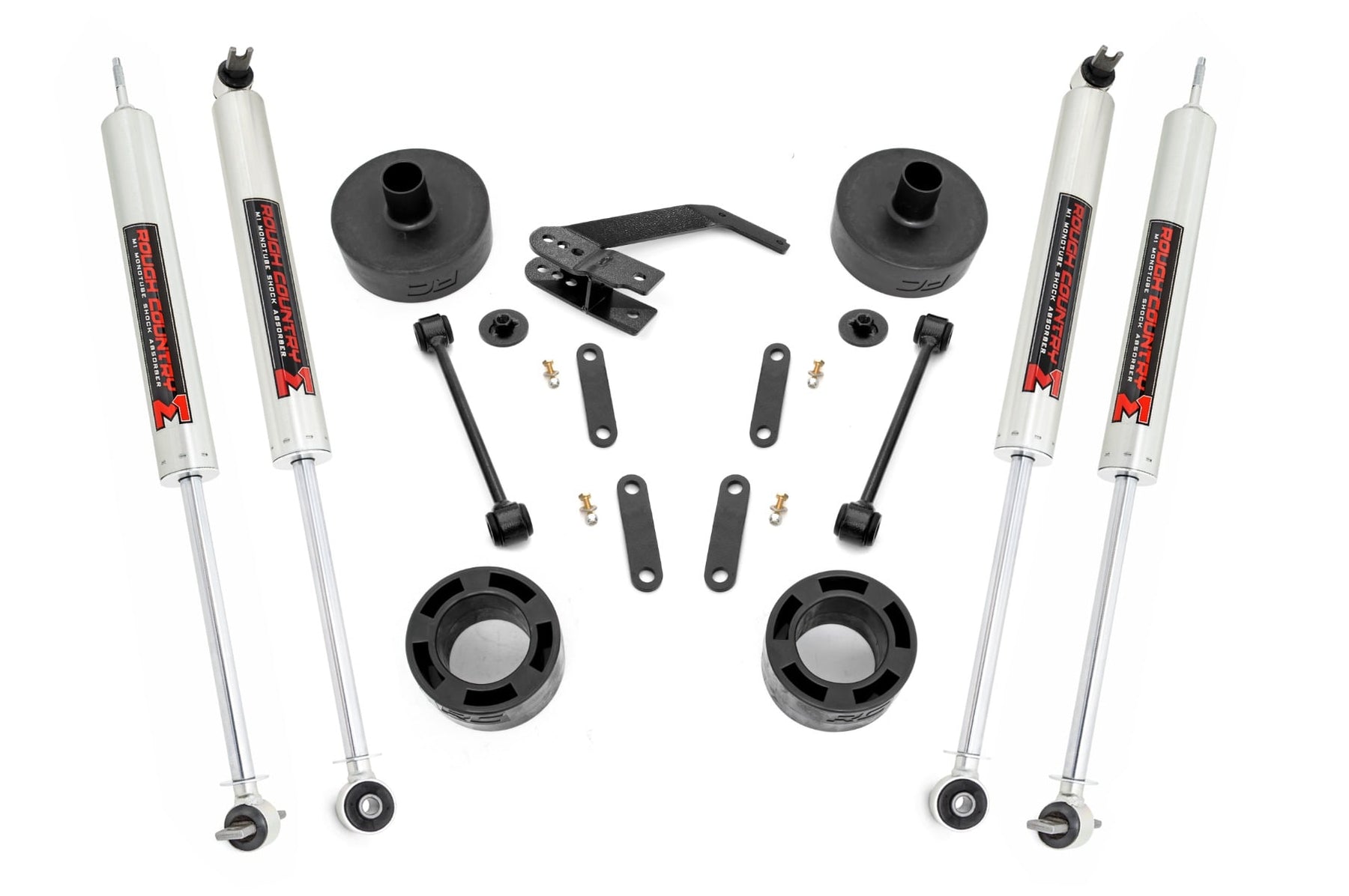 Rough Country 2.5 Inch Lift Kit for 2007-2018 Jeep Wrangler JK/Wrangler Unlimited