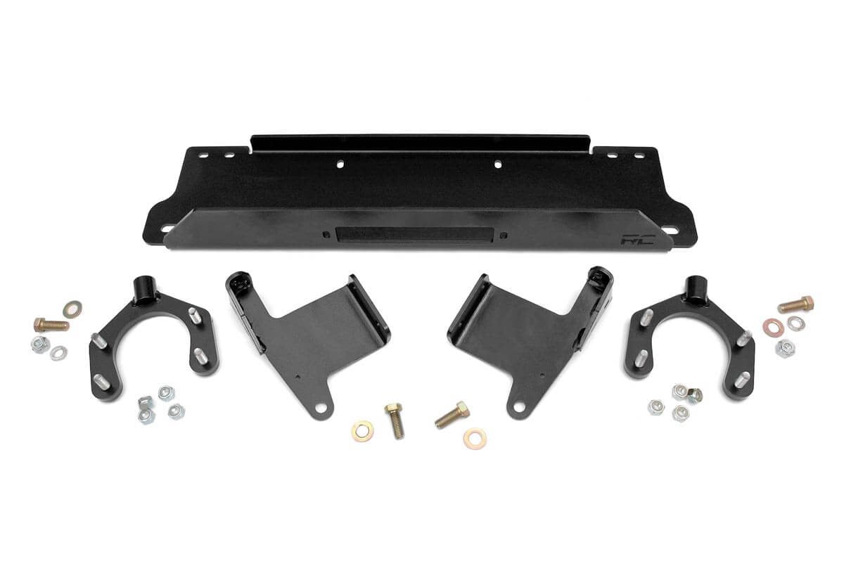 Rough Country Winch Mounting Plate for 2007-2018 Jeep Wrangler JK/Wrangler Unlimited