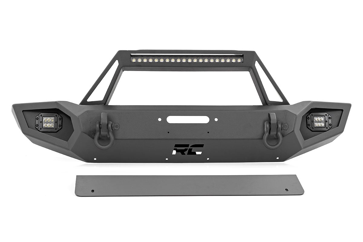Rough Country Front Winch Bumper Jeep Gladiator JT/Wrangler JK & JL/Wrangler Unlimited
