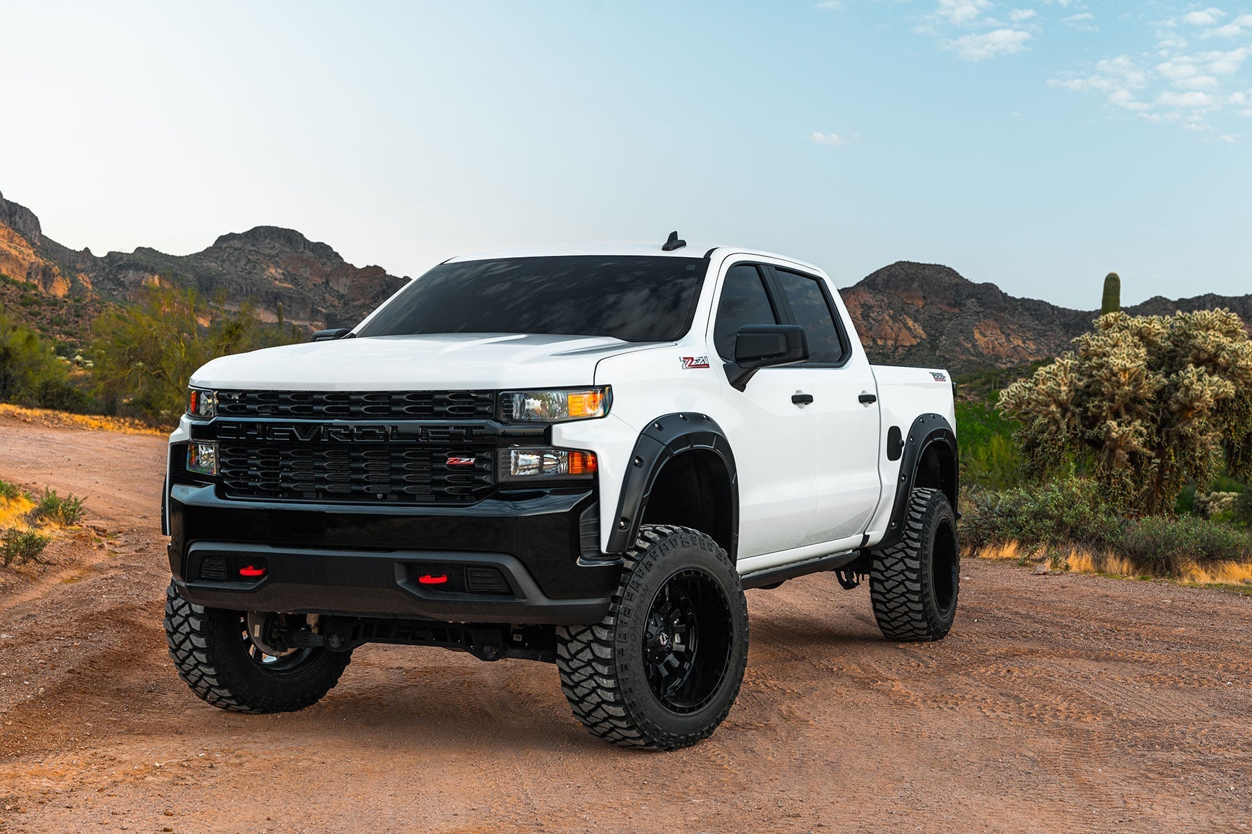Rough Country Defender Fender Flares for 2019-2026 Chevy Silverado 1500
