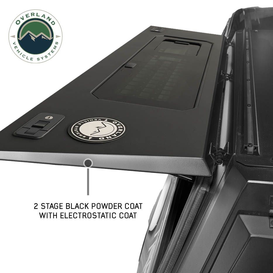 OVS Expedition PRO+ Stainless Steel Truck Cap with Full Windows for 2023-2025 Chevy Colorado