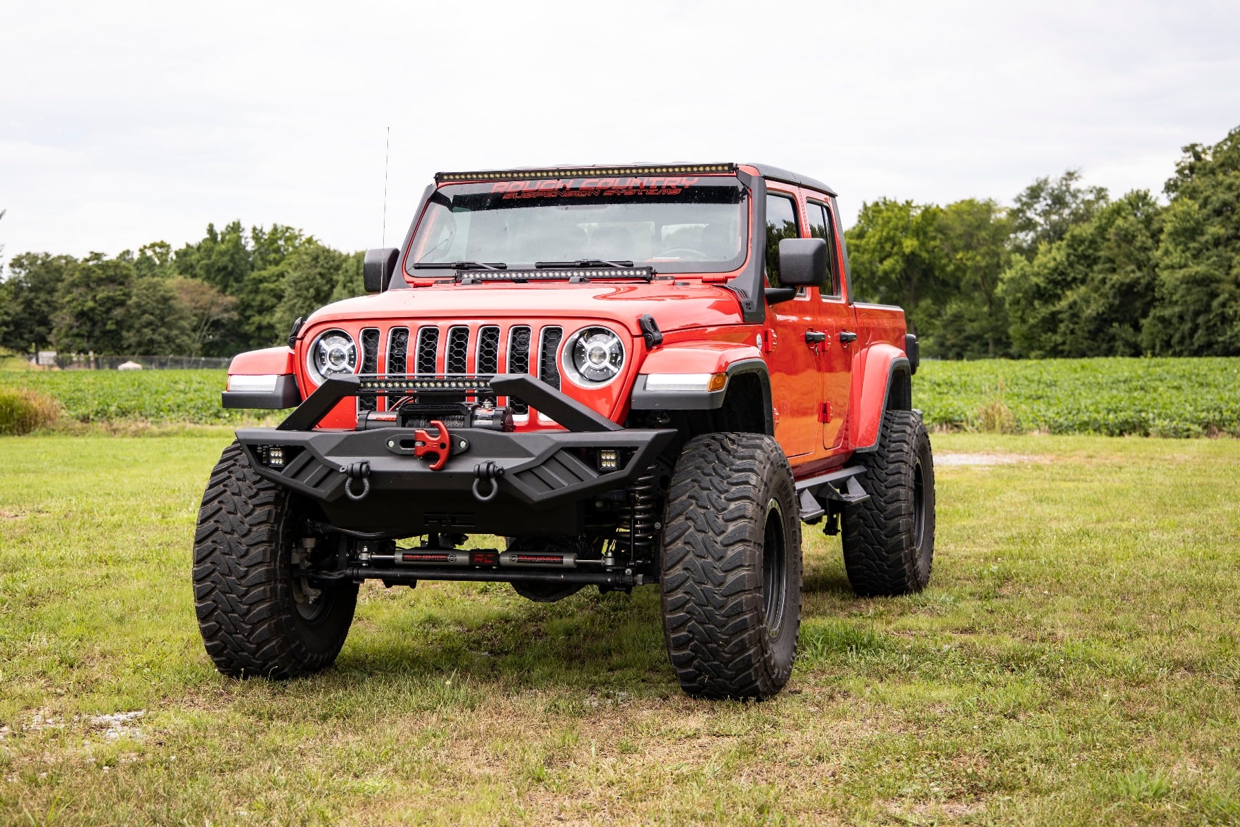 Rough Country Winch Cleat (Red)