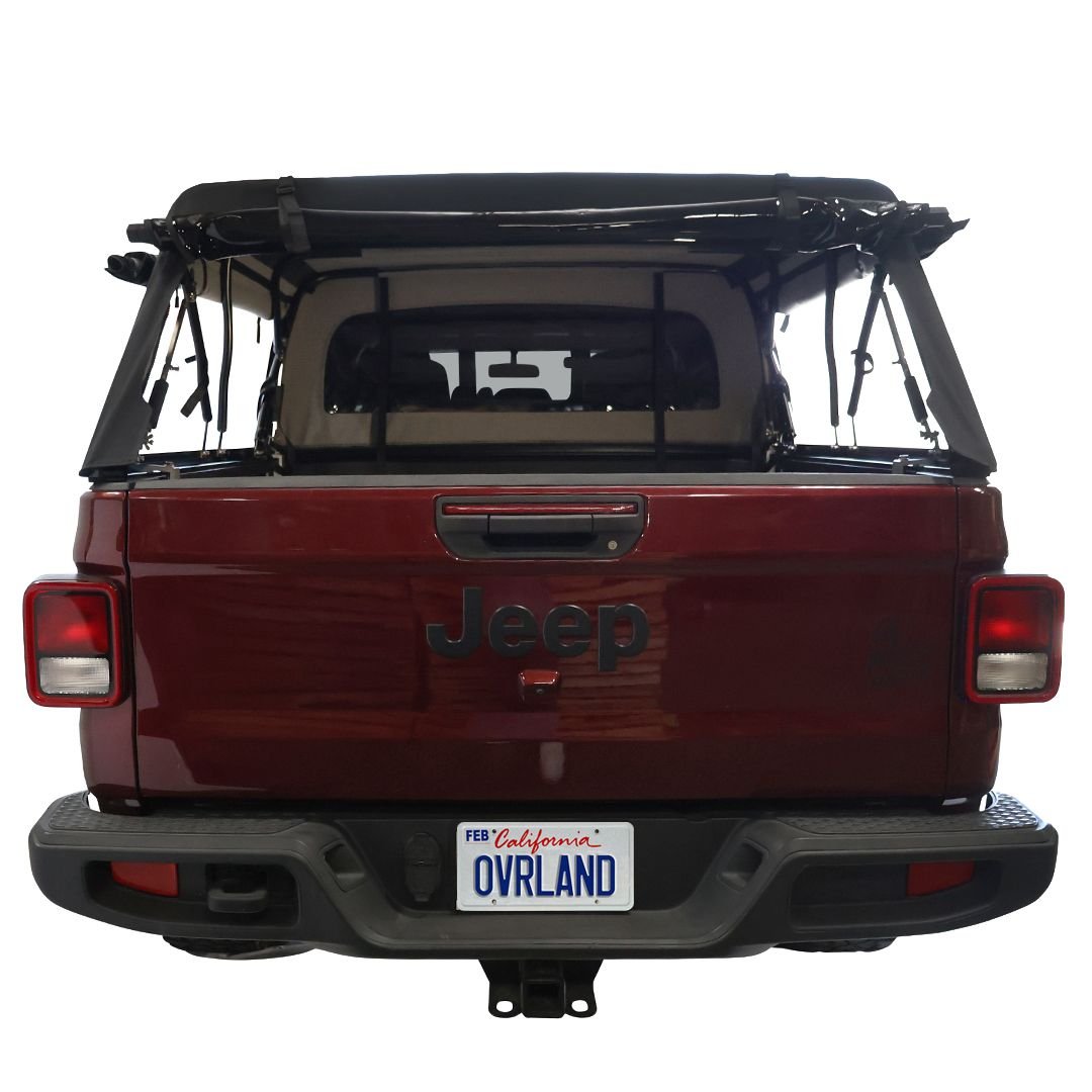 Explorer Soft Shell Foldable Bed Cap for 2020-2026 Jeep Gladiator JT | OVS Black Diamond