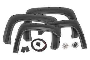 Rough Country Pocket Fender Flares for 2007-2014 Chevy Silverado 1500 & 2500HD/3500HD