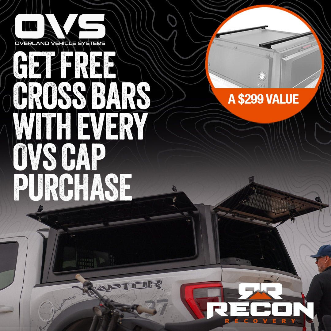 OVS Expedition Stainless Steel Truck Cap for 2024-2026 Toyota Tacoma 5ft Bed - Recon Recovery
