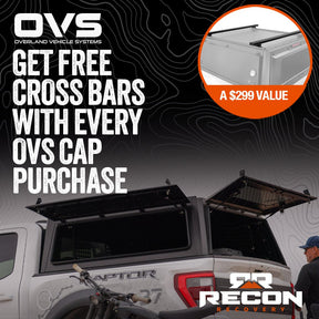 OVS Expedition Stainless Steel Truck Cap with Wing Doors For 2021-2026 Ford F-150 6.5ft Bed
