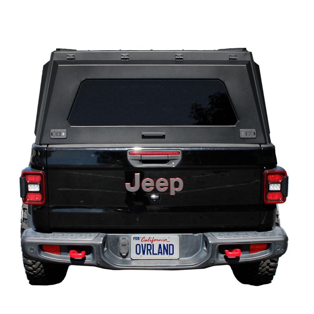 OVS Expedition PRO+ Stainless Steel Truck Cap with Full Windows for 2020-2025 Jeep Gladiator JT