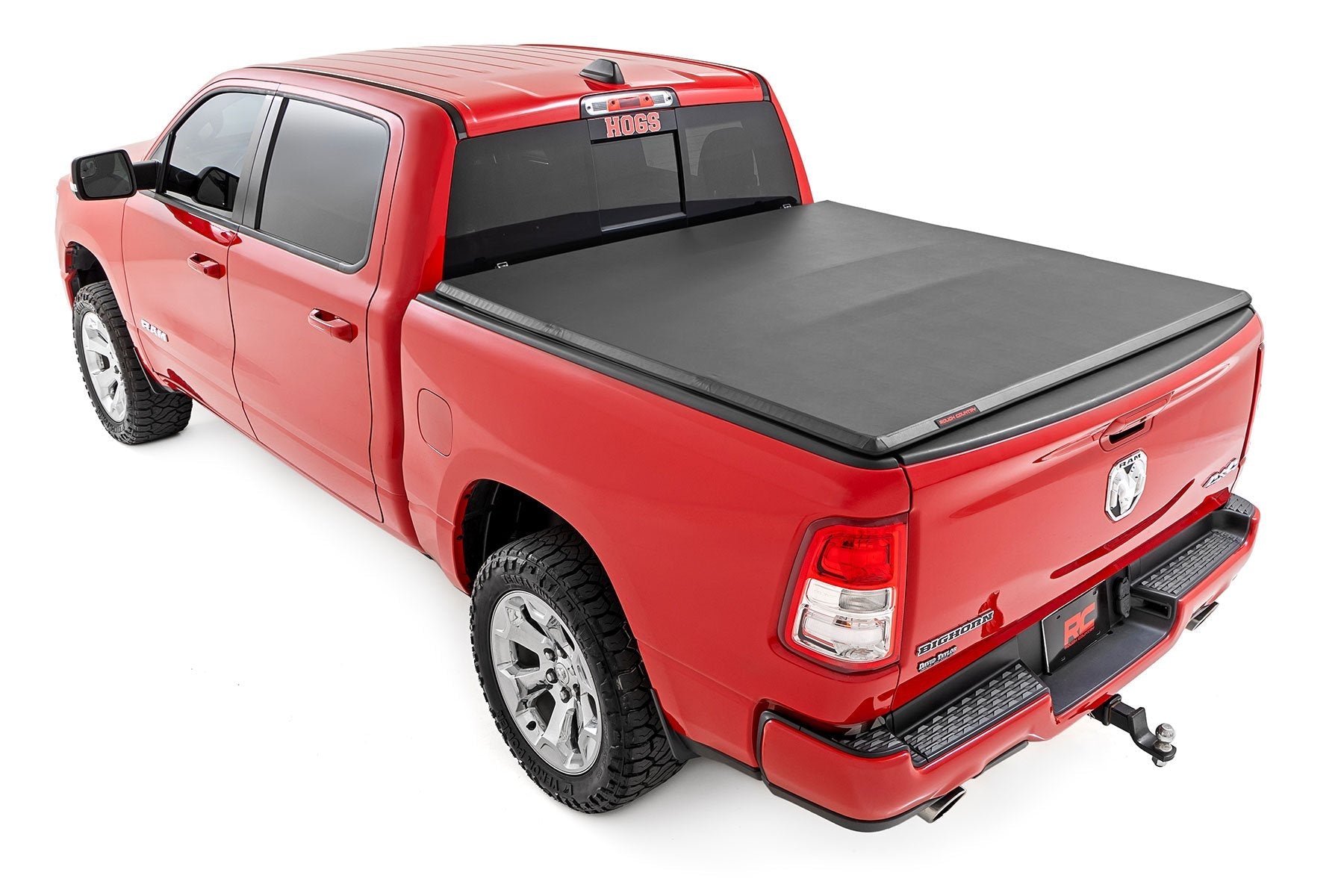 Rough Country Soft Tri-Fold Bed Cover for 2021-2024 Ram 1500 & 1500 TRX