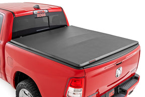 Rough Country Soft Tri-Fold Bed Cover for 2021-2024 Ram 1500 & 1500 TRX