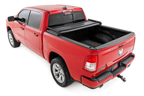 Rough Country Soft Tri-Fold Bed Cover for 2021-2024 Ram 1500 & 1500 TRX