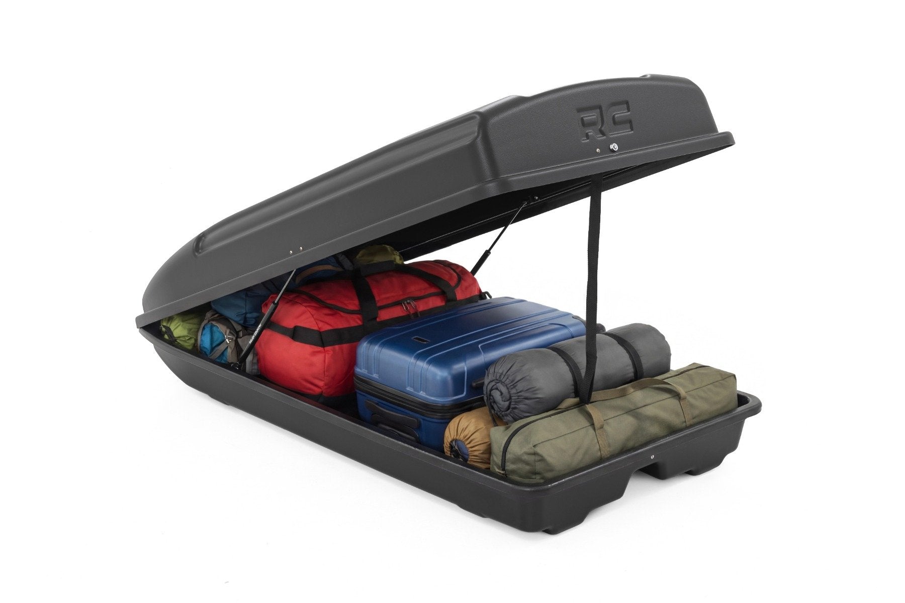 Rough Country Rooftop Cargo Storage Box MADE IN USA | 14.46 Cu Ft Lockable Roof Storage