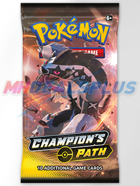 Pokemon TCG Champion's Path Hatterene V Collection Box Sealed Case - 6 Boxes