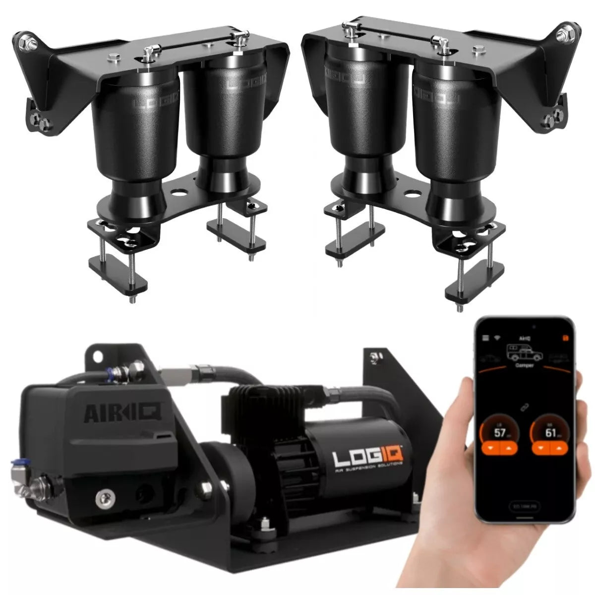 LOGIQ ReadyAir Load Leveling Air Bag Kit for 2017-2022 Ford F250 F350 F450 Super Duty - Recon Recovery