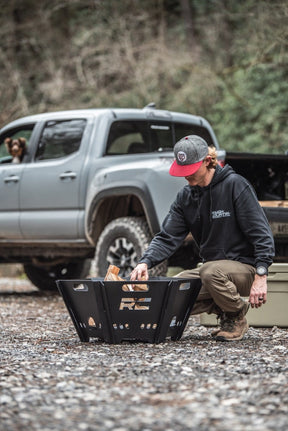 Overland Collapsible Fire Pit w/Carry Bag