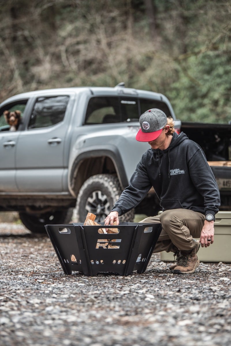 Overland Collapsible Fire Pit w/Carry Bag