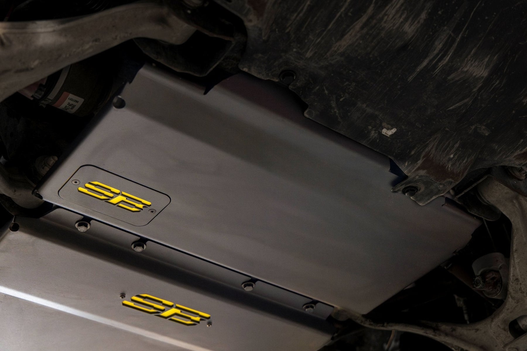 Smittybilt Steel Oil Pan Skid Plate with Drain Plug Access for 2021+ Ford Bronco (2 & 4 Door)