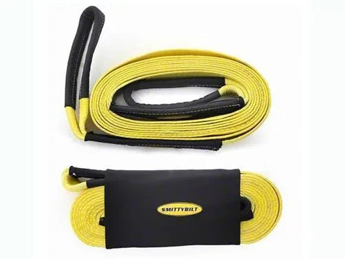 Smittybilt Recovery Tow Strap 2" X 30' - 20,000 Lb. Rating