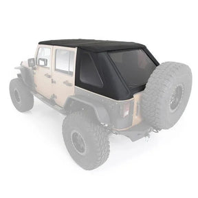 Smittybilt Bowless Combo Soft Top Kit For 2007-2018 Jeep Wrangler JKU - Recon Recovery