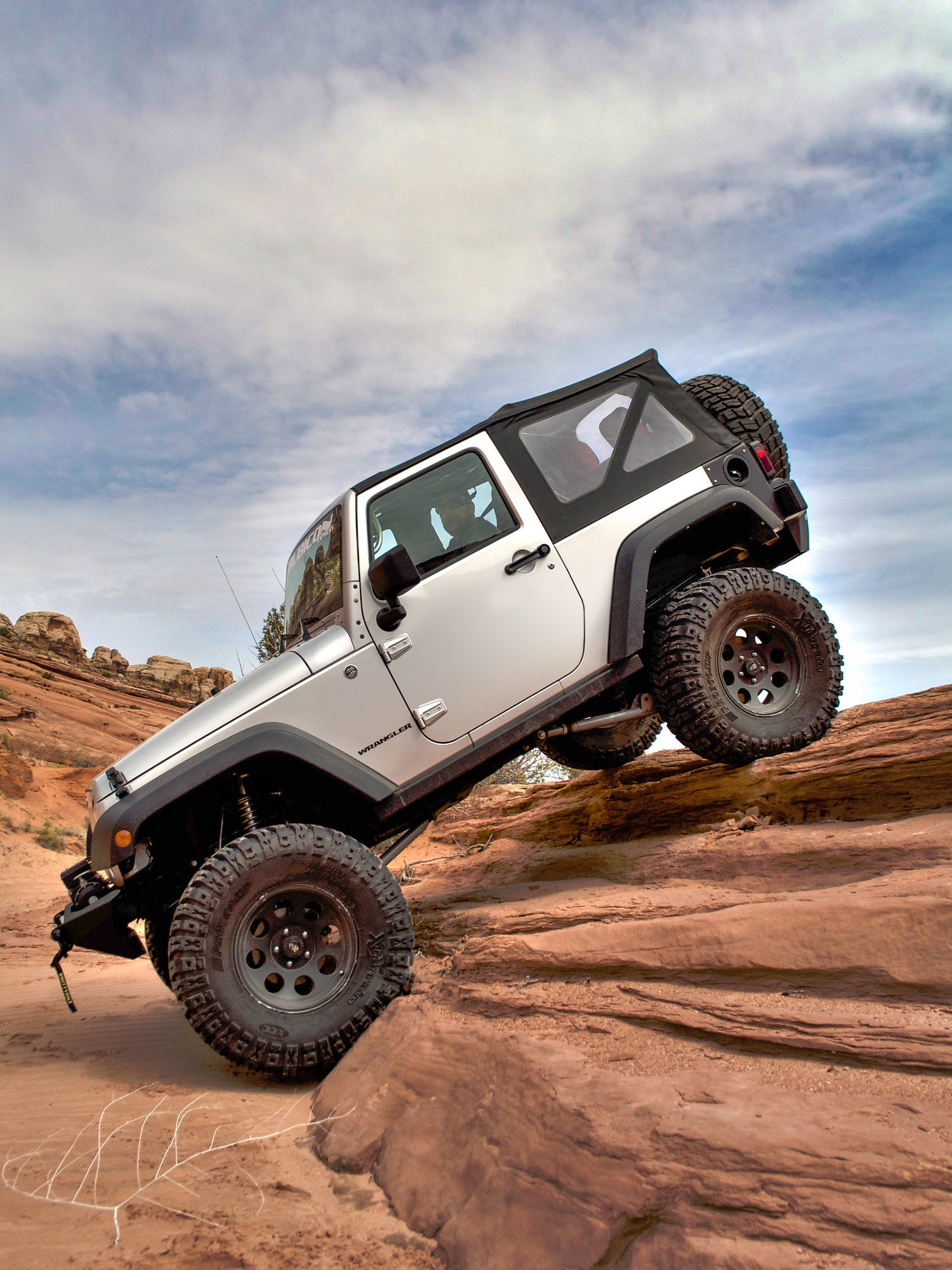 Smittybilt OEM Replacement Soft Top For 07-09 Wrangler JK 2 Door Black Diamond - Recon Recovery