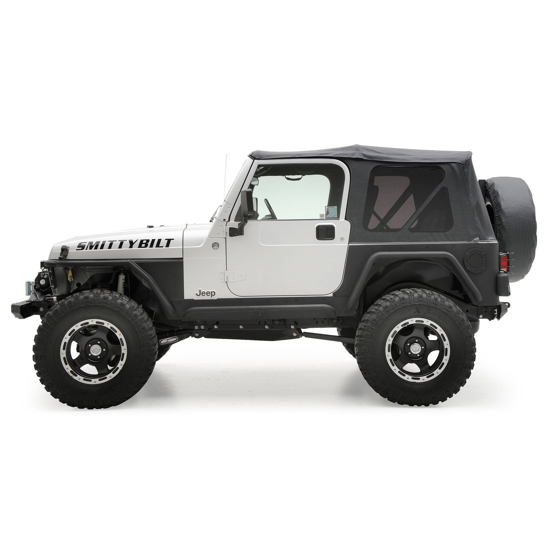 Smittybilt OEM Replacement Soft Top For 1997-2006 Jeep Wrangler TJ - Black