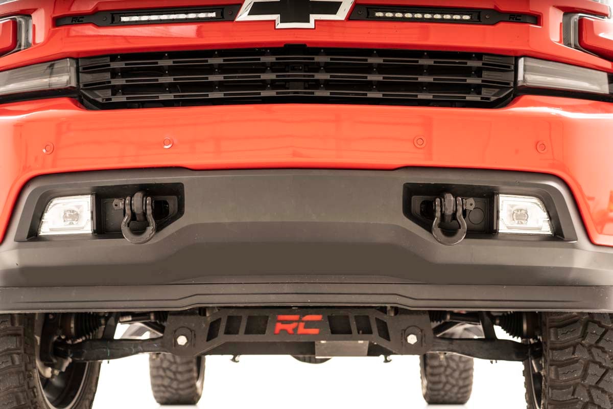 Rough Country Tow Hook Brackets for 2019-2022 Chevy Silverado 1500